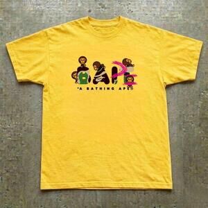Yellow A Bathing Ape T-Shirt